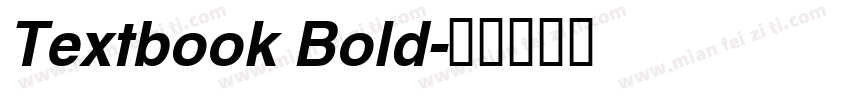 Textbook Bold字体转换
